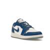 Air Jordan 1 Low SE GS Industrial Blue Barnesko Hvite Blågrå Seil FN9137-141