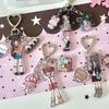 Acrylic Resin Phone Lanyard Chain: Decorative Pendant Keychain for Girls