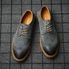 New Brock Leather Men's Casual Shoes Large Size Fashion European, American and British Style Youth Shoes