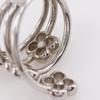 LOUIS VUITTON Ring Flower Full Ring M68130 Silver metallic #5.1(US Size) 5.0g Women Used