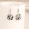 Basketball Water Pendant Earrings For Women With Fashionable Sport Elements And Trendy Look