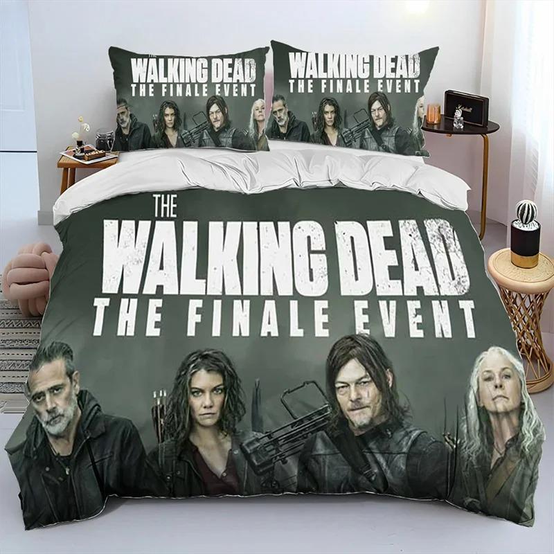 

Comforter Horror Tv The Walking Dead Lincoln Bedding Set 3D Printed Suitable For Bedroom Home Textile Comforter (quilt)-EU Single(135*200cm)3pcs