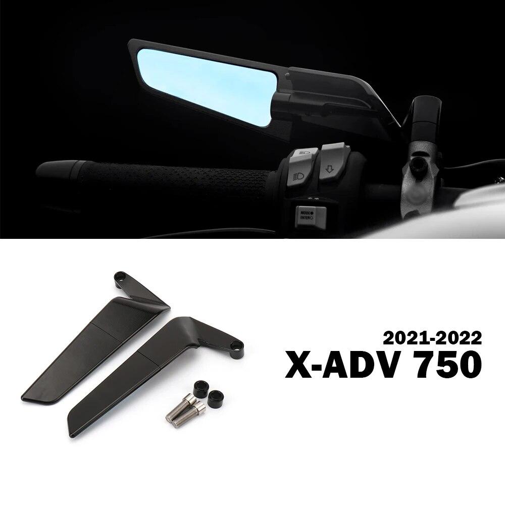 

Аксессуары для X-ADV 750, регулируемое вращающееся зеркало заднего вида для мотоцикла Honda X-ADV750 XADV750 XADV 2021 2022, алюминий с ЧПУ
