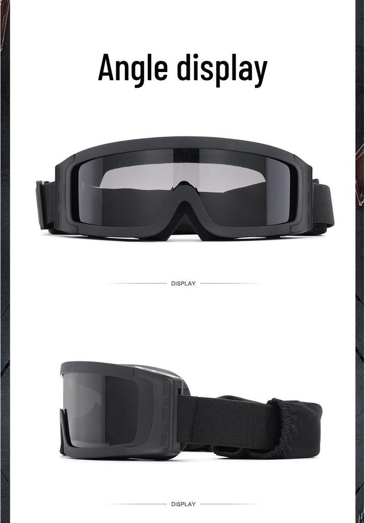 Anti-Fog Tactical Goggles: Military, Shooting, Paintball, Mountaineering, Sports, Wind Protection Glasses.