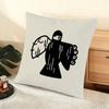 Argentinian M-Milo J Rapper Cushion Cover Soft Short Plush Pillow Cover Smooth Cozy Texture Aesthetic Cushion Case Home Decor