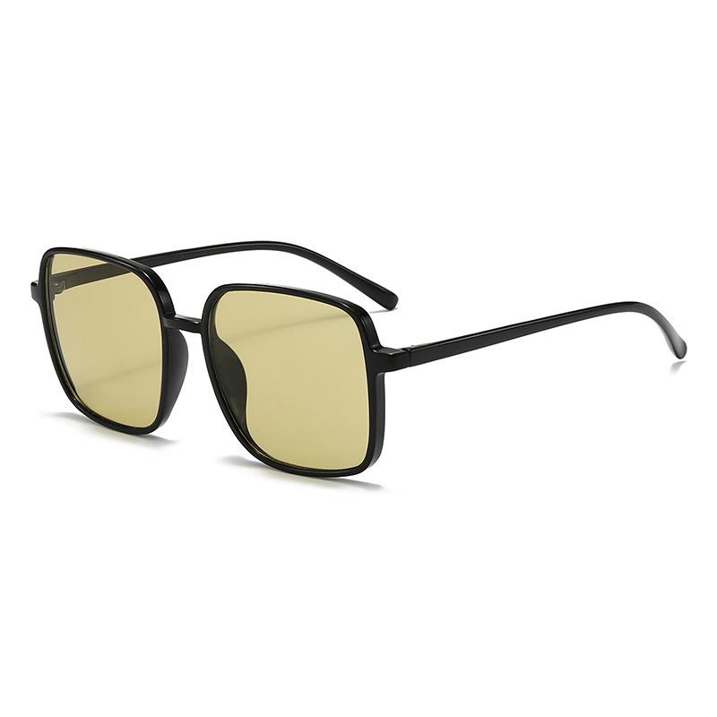 Trendy Unisex Square Frame Sunglasses: Stylish & Versatile Sun Protection
