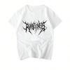 Gothic Vintage Women T-Shirts Y2k Oversized Tshirt Aesthetic Punk Clothes Harajuku T-Shirt With Short Sleeve Graphic