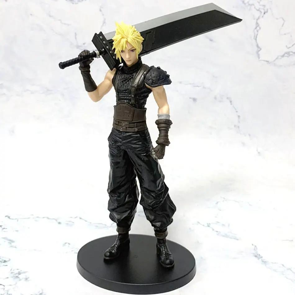 22cm Remake Version Amine Figure Cloud Strife PVC Action Figure Collectiable Model Toys Christmas Gifts