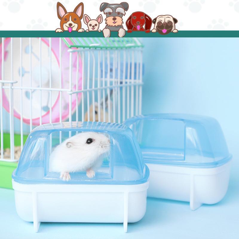 Hamster Sauna Bath with Deodorizing Sand for Small Pets