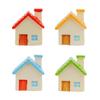 Yousheng Miniature Cottage Dollhouse Accessories Mini Resin House Micro Landscape for Plant Pot Fairy Garden DIY