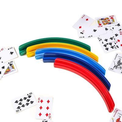 Portacarte da gioco espandibili a due strati, porta carte a mani libere, accessori per giochi da tavolo
