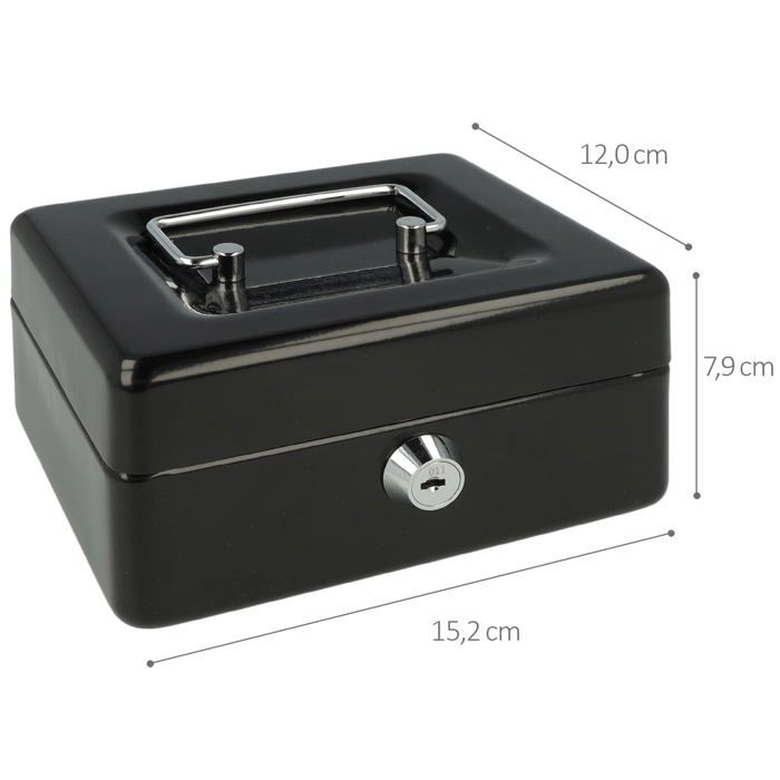 Housse de rangement - Westcott - AC-E51000-ZW - Coffre-fort en acier - Poignée escamotable - 6 compartiments