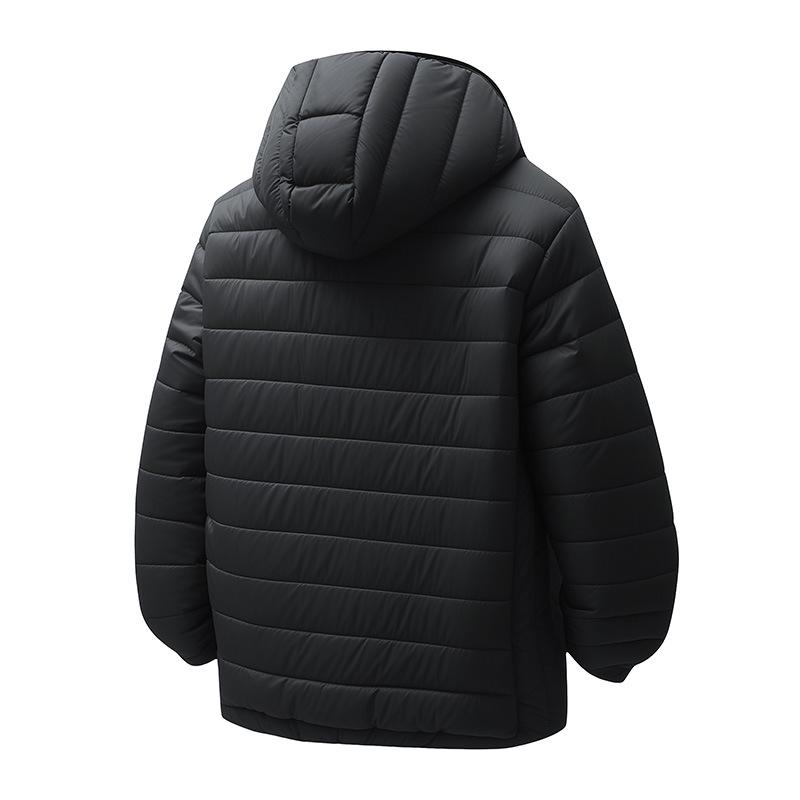 2025 Men's Lightweight Hooded Cotton Jacket - Winter Style, Fashion-Forward, Perfect for Running, Casual, and Thin Yet Warm.