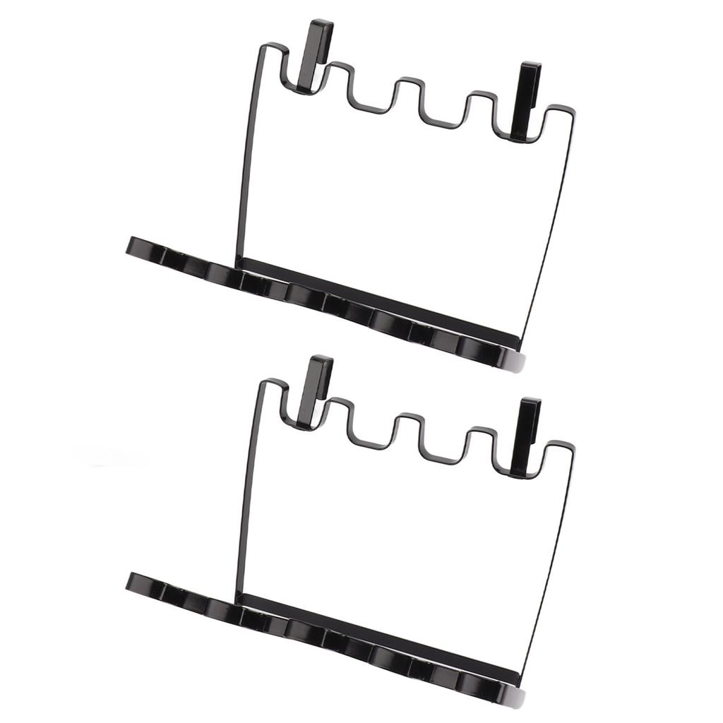 2PCS Hanging Trash Bag Holder Iron Foldable Under Sink Garbage Bag Rack for Kitchen Cupboard Frame Cabinet Door