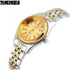 "Classic Women's Analog Quartz Watch Gold Silver Stainless Steel Waterproof Casual Simple Date"