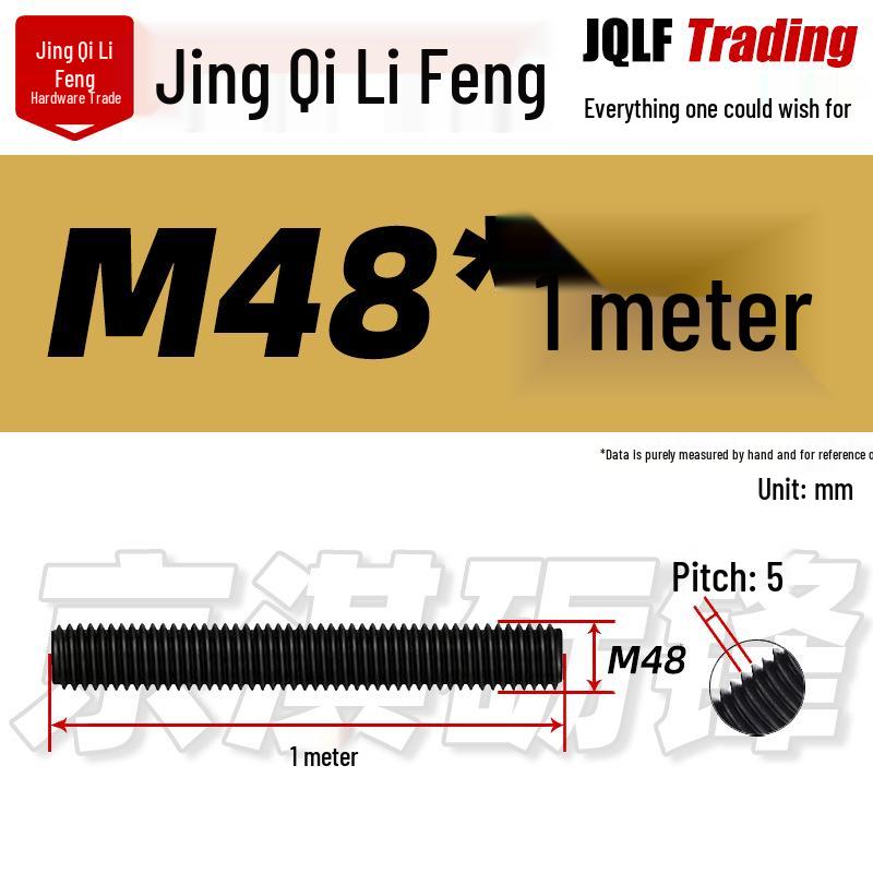 **High-Strength Threaded Rod M6-M48 | Grade 8.8/10.9/12.9 Full Thread Screw Bar**