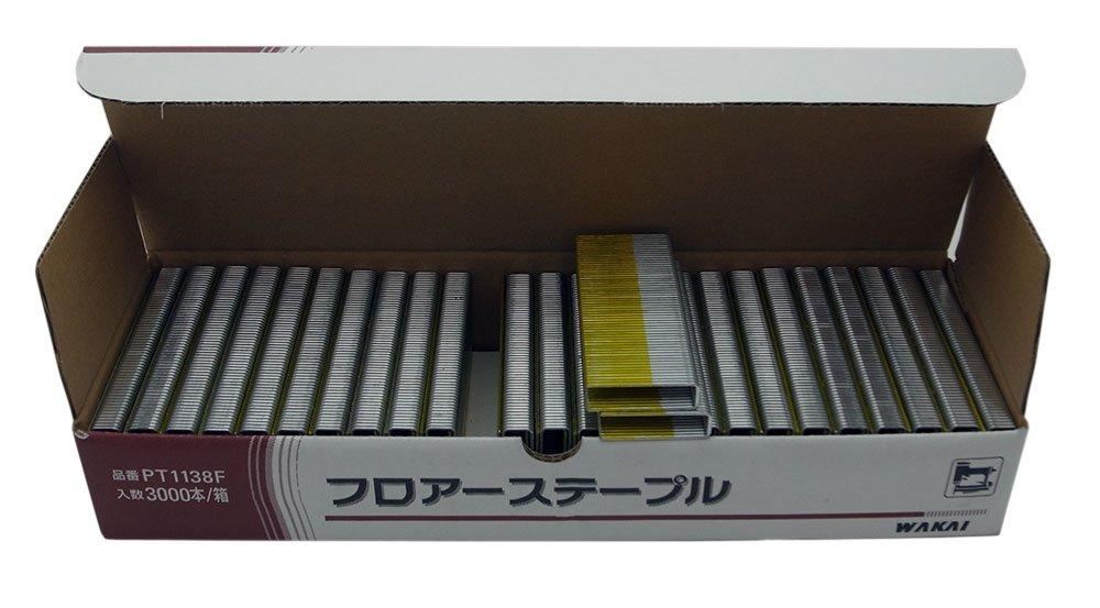 

WAKAI floor staples shoulder width 11mm total length 38mm 3000 pieces