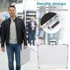 Portable Trade Show Display Case Large Aluminum Tabletop Clear Acrylic Showcase Lockable with Handle for TCG/Jewelry Collection