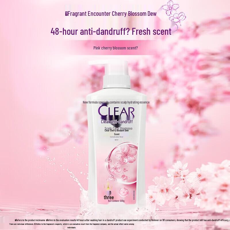 Clear Sakura Anti-Dandruff Shampoo & Lux Shower Gel Set