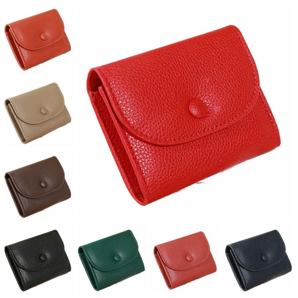 Zipper Women's Wallet Pu Leather Mini Coin Purse Unique Card Holder  Gift