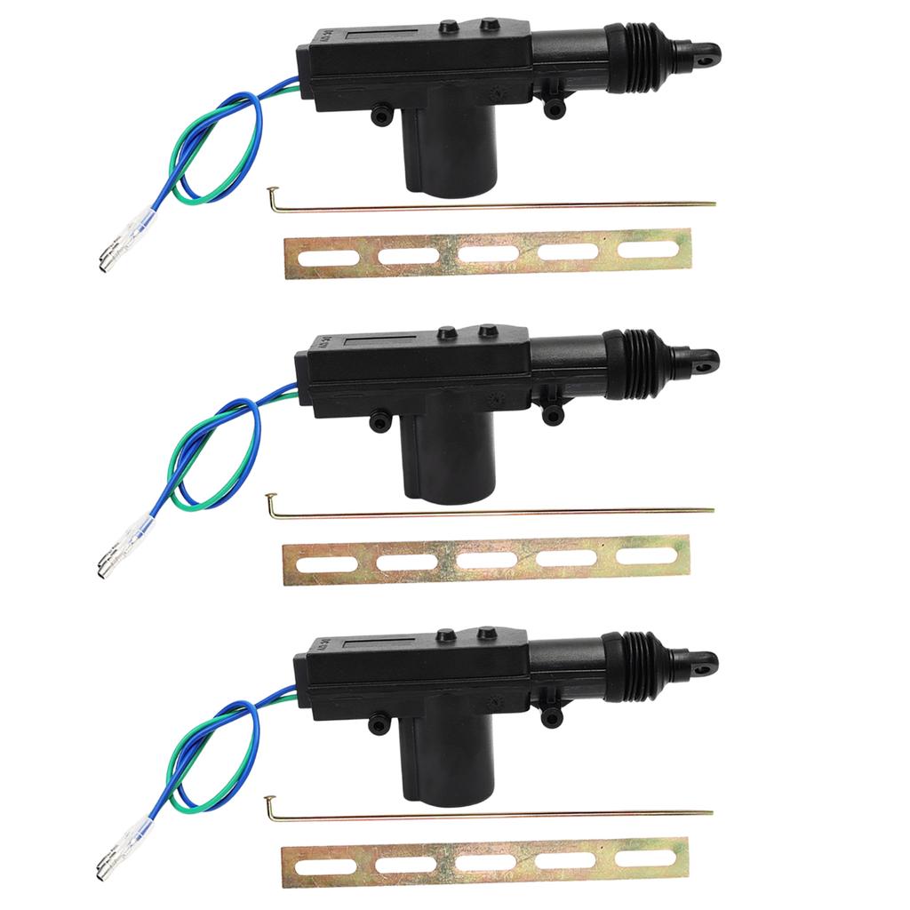 Car Door Lock Actuator 12V Universal Auto Central Locking Motor System 2 Wire Powerful Single Gun Type Kit for Car SUV Truck Van