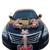 Cappuccino Flower Decoration for Wedding Car Front
