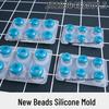 DIY Crystal Resin Beads Mold Set: Round & Diamond 16mm, 12mm