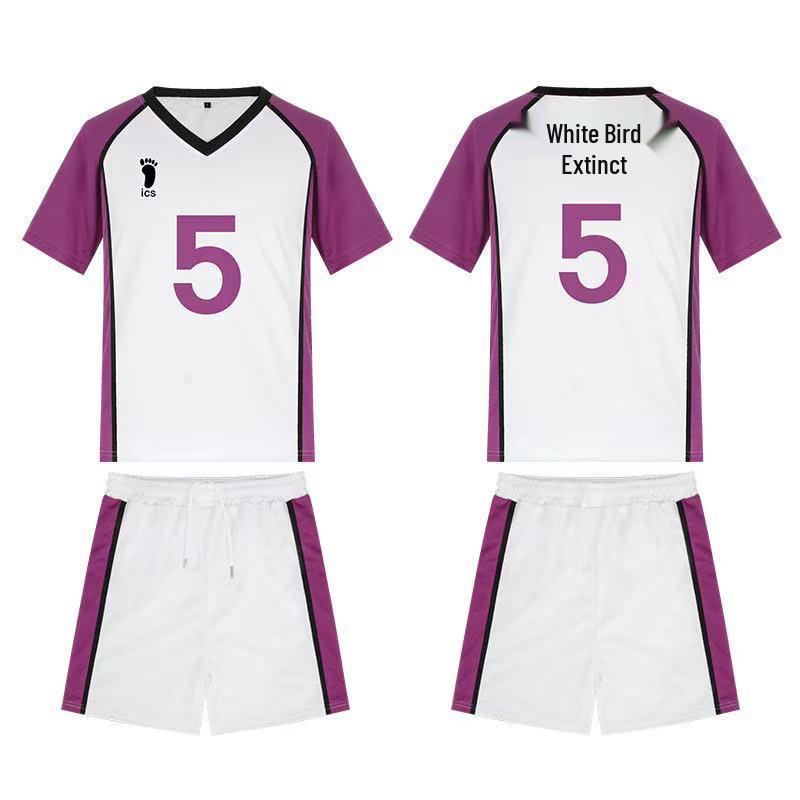 

Косплей-костюм старшей школы Шираторизава - Спортивная форма команды Хайкью Extra Large