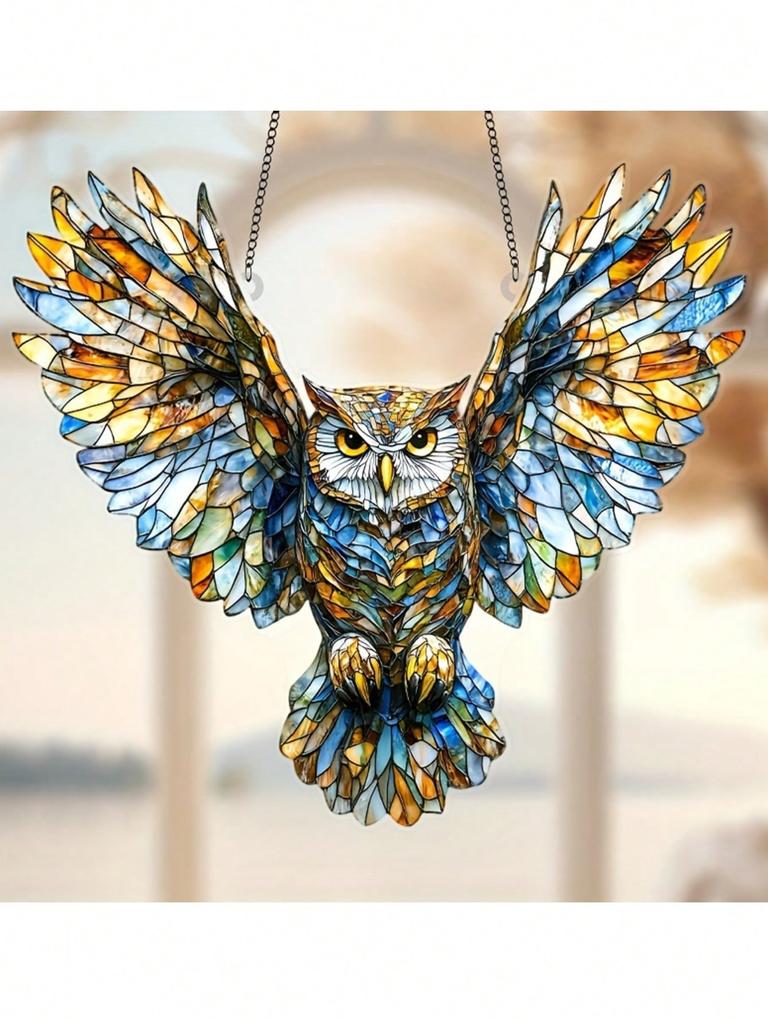Multiple Colorful Owl Animal Themed Hanging Decorations, Ideal Gifts for Home and Office Decoration, Holiday Decoration