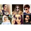 Luxury Vintage Round Sunglasses Women Designer Fashion Mirror UV400 Sun Glasses For Lady Eyewear Female Brand
