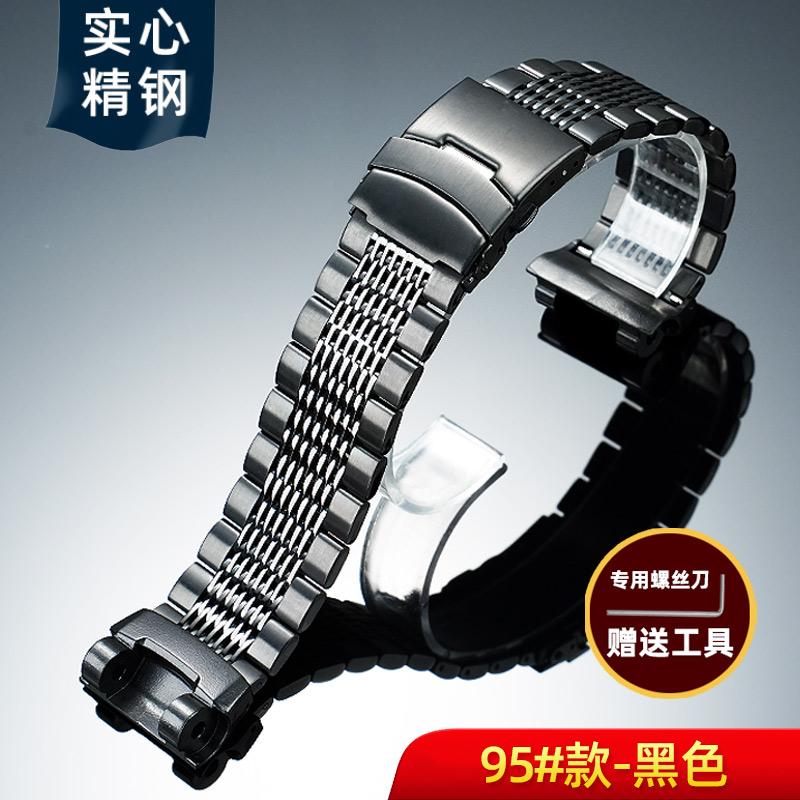 

Modified stainless steel Watchband For Casio G-SHOCK 5536 GR-B100 GR-B100GB-1A metal strap Men s accessories Bracelet wristband For GR-B100