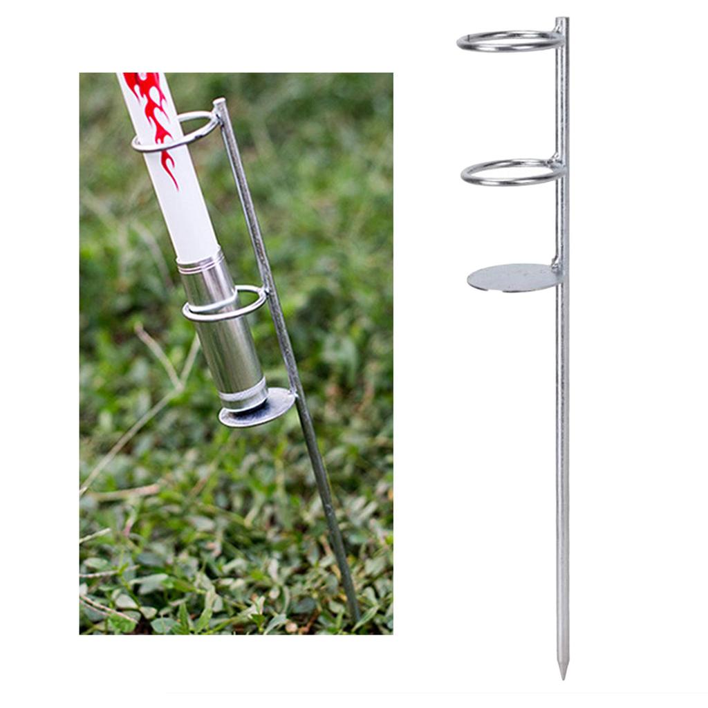 Fishing Pole Holder Ground Stand Rod Rack Universal Pole Holder Stand