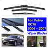 Wiper Front Rear Wiper Blades Set For Volvo XC70 2004 - 2007 Windshield Windscreen Window Rain Brushes 2005 2006 24"+22"+15"