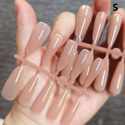 10 Stück Falsche Nägel Aufdrücken Natürliche Transparente Spitzen Üben Gelpolitur Display Falscher Nagel Übung Maniküre Werkzeug