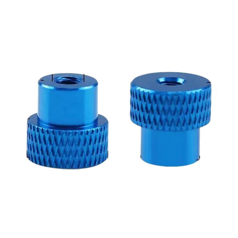 

10pcs M3 M4 Through Hole Hand Nut Knurled Aluminum Thumb Nut for Locking Airframe Aluminum Alloy Tighten Hand Nut D02 M4 10PCS синий