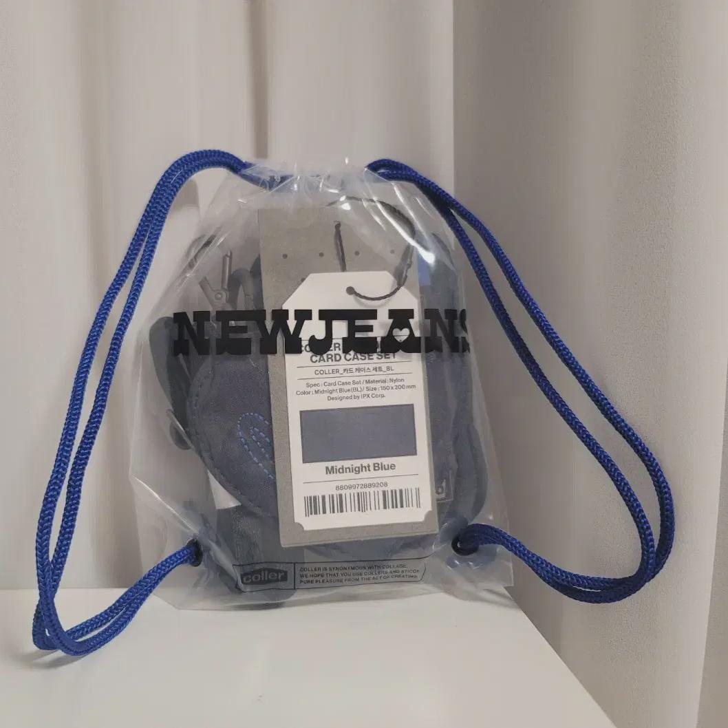 

New Jeans X Colle Card Wallet Set Midnight Blue Navy