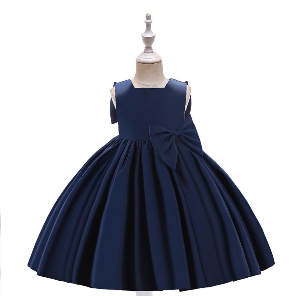 

Летнее белое розовое платье для крещения первого дня рождения, одежда для маленьких девочек, кружевной вечерние костюм принцессы для свадебной вечеринки, детский костюм с пышными рукавами 90 темно-синий