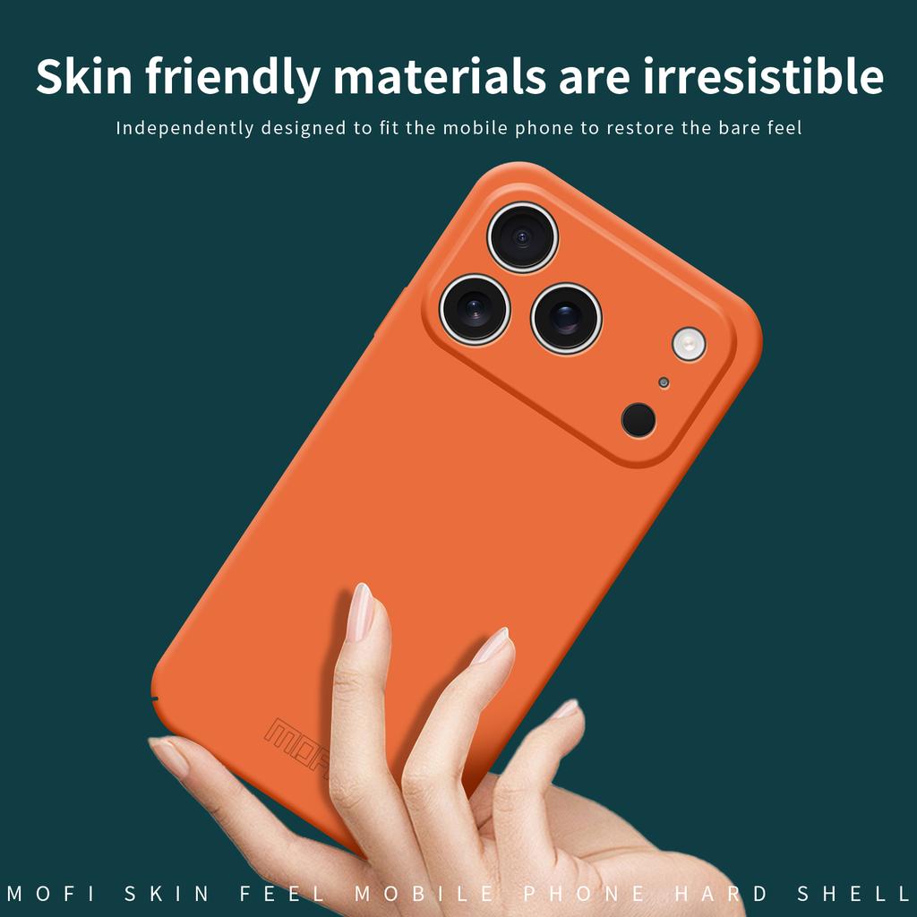 For iPhone 17 Pro Phone Case MOFI JK Qin Series Skin-Touch Matte Anti-fingerprint Back Cover