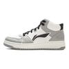 Li Ning Tianji HI Slip Resistant Cushioning Abrasion Resistant Mid top Skateboard Shoes Men's Light Gray AGCV339-2