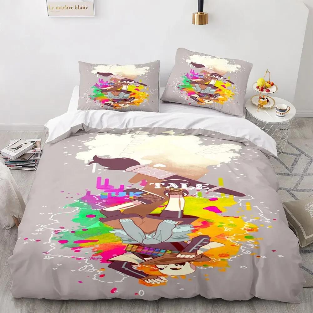 3D Print Undertale Bedding Set Single Twin Full Queen King Size Frisk Sans Anime Bed Set Aldult Kid Bedroom Duvetcover Sets
