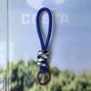 Color-Block Knotted Detachable Phone & Keychain Lanyard
