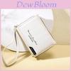 Trendy Urban Minimalist Women's Wallet Short Zipper Multi-card Solid Color Coin Wallet Wholesale