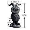Garden Witch Cat Sculpture Gothic Kitten Decoration Halloween Magic Cat Statue Resin Craft Ornament Home Outdoor Courtyard Decor