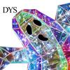 Cozy Bedroom Ambient Lighting Prismatic Iridescent Ghost Halloween Decoration, Spooky LED Prism-Effect Durable PET Ornaments Night Light for
