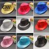 Hip Hop Hat Shining Short Brim Hemming Jazz Adult Kids Unisex Sequins Decorated Stage Show Party Supplies