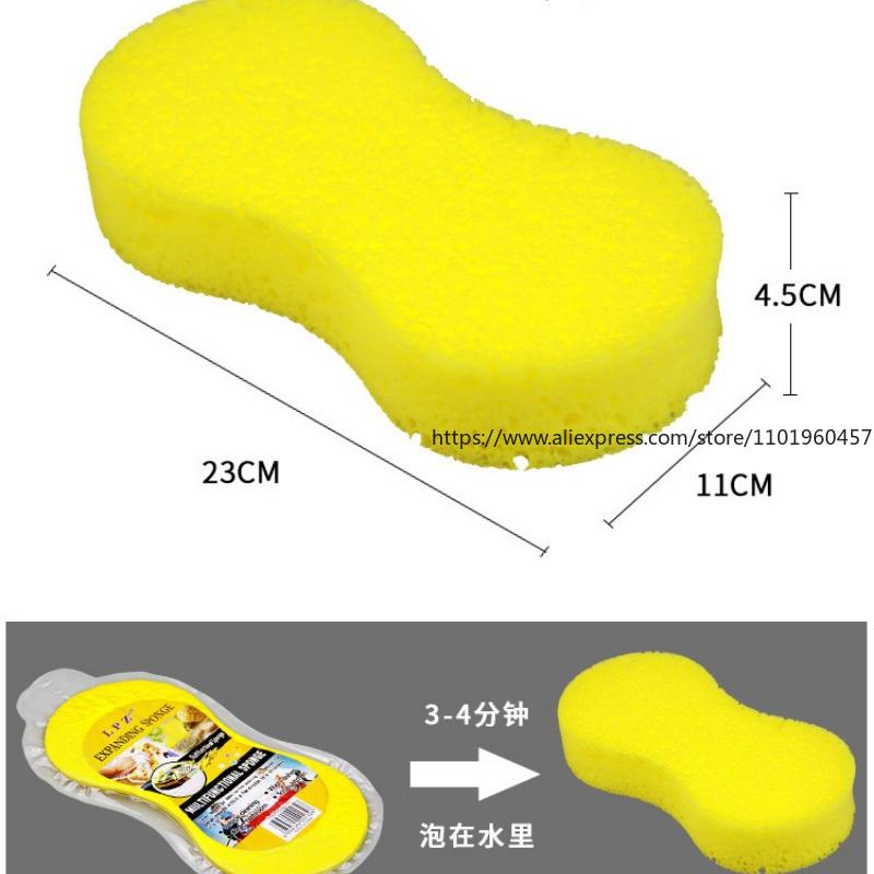 Car Wash Large Vacuum Compressed Cleaning Sponge Block Car Supplies Beauty And Waxing High Density Sponge Wipe