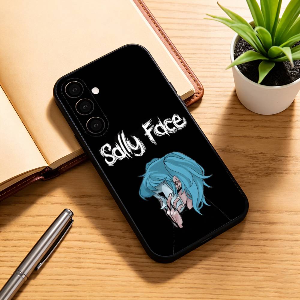 

Sally Face Sal Fisher Gothic Horror Phone Case For Samsung Galaxy A73,A72,A71,A70,A53,A52,A51,Others Soft Black Cover Samsung a11