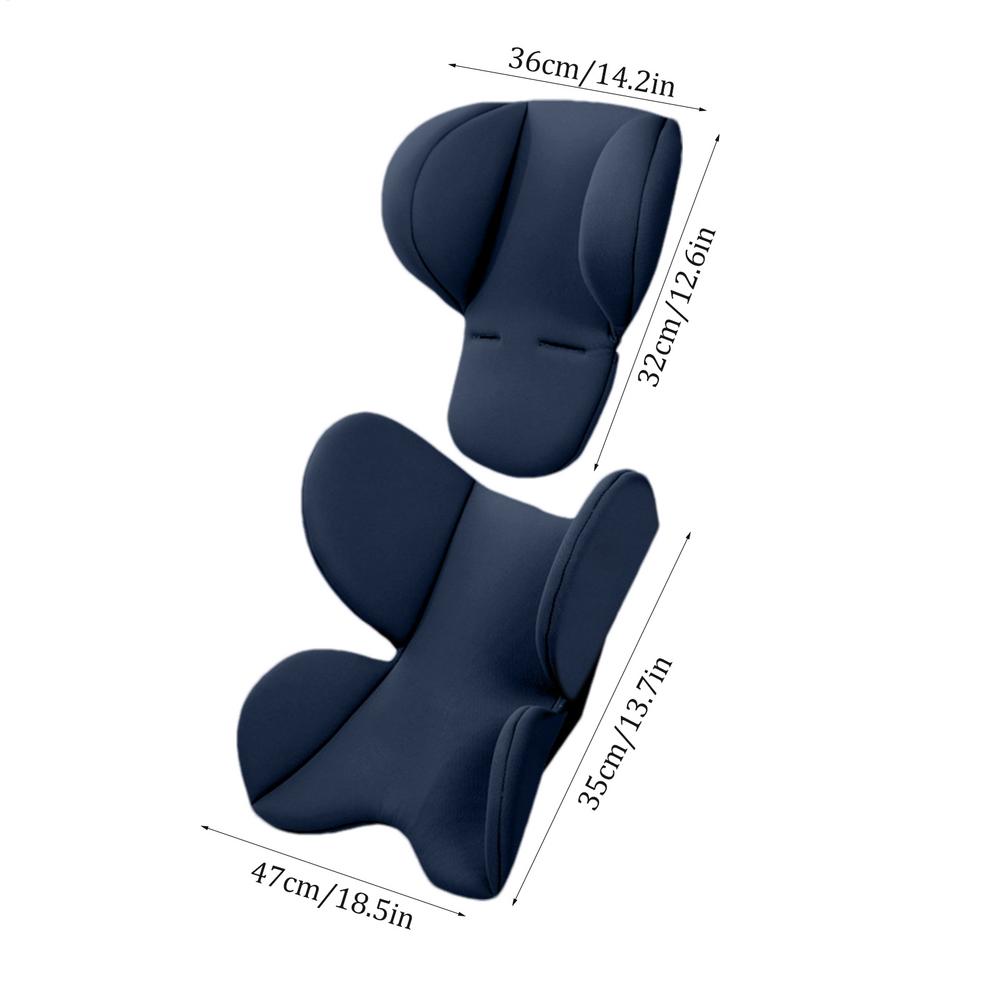 Newborns Car Seat Insert Pad Head And Body Support Pillow Infant Car Seat Insert Head Neck Seat Insert Pad Body Support Headrest