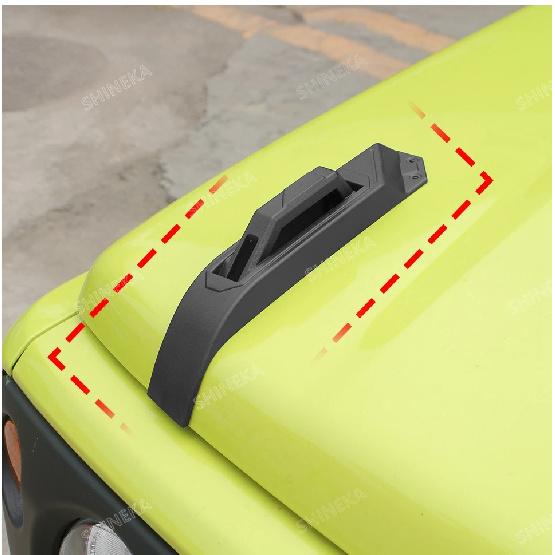 SHINEKA Car Engine Hood Decoration Cover for Suzuki Jimny 2019 2020 2021 2022 2023 2024 2025 Up Exterior Accessories