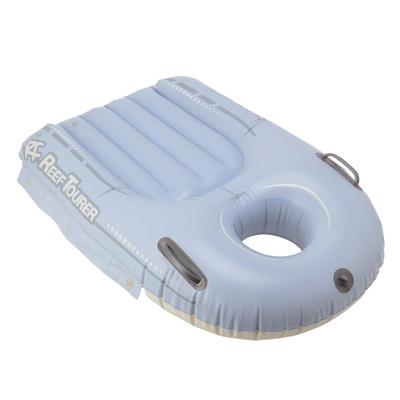 Riff-Tourer Schnorchelboot (RA8004) - Ermöglicht es Ihnen, unter Wasser zu sehen, ohne dass Ihr Gesicht nass wird. Geeignet für Kinder und Erwachsene. Rauchblau.